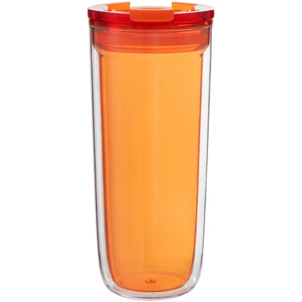 16 oz double wall acrylic tumbler with dual-purpose push-on lid with... from ASI 51197 ETS Express, LLC