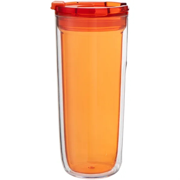 16 oz double wall acrylic tumbler with dual-purpose push-on lid with... from ASI 51197 ETS Express, LLC