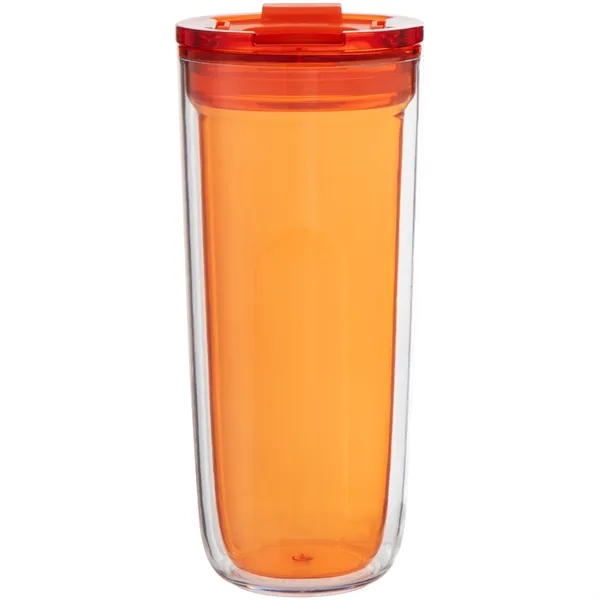 16 oz double wall acrylic tumbler with dual-purpose push-on lid with... from ASI 51197 ETS Express, LLC