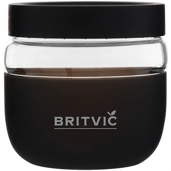 22 oz single wall glass container with threaded lid and silicone... from ASI 51197 ETS Express, LLC