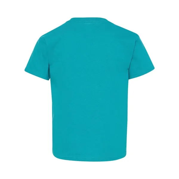 Youth 5.3 oz pre-shrunk, 100% heavy cotton t-shirt. Blank product.... from ASI 84358 S&S Activewear