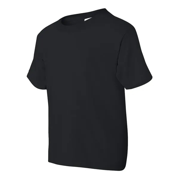 Youth 5.6 oz preshrunk 50% polyester / 50% cotton t-shirt. Blank... from ASI 84358 S&S Activewear