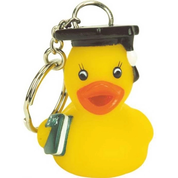 Rubber Graduate Duck Key Chain.... from ASI 57705 Goodview Industries Co Inc
