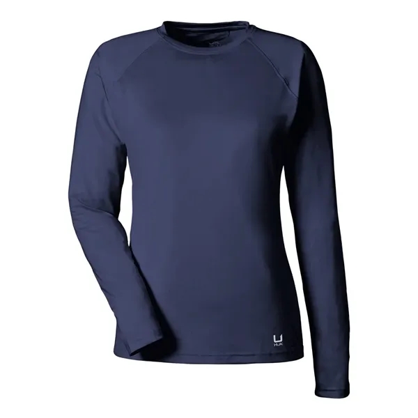 HUK Women's Pursuit Long- Sleeve T-Shirt... from ASI 84358 S&S Activewear