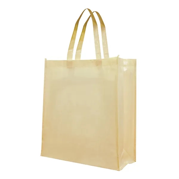 Polypropylene laminated tote bag plus 1 color silkscreen imprint on 1... from ASI 37218 Athena Promo (tm)
