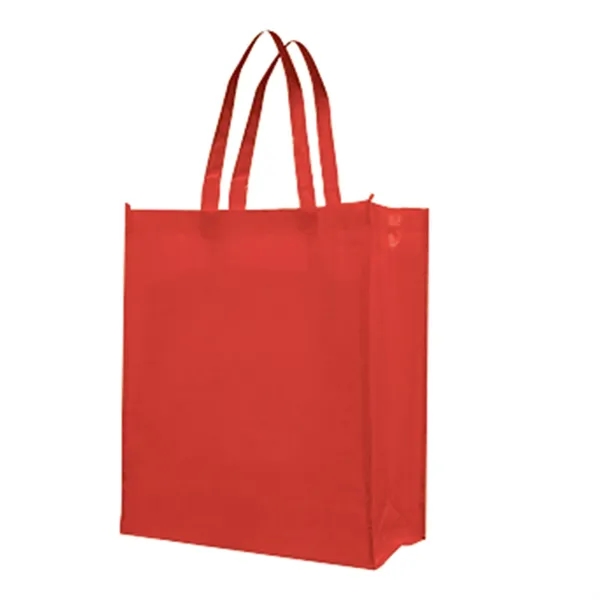 Polypropylene laminated tote bag plus 1 color silkscreen imprint on 1... from ASI 37218 Athena Promo (tm)