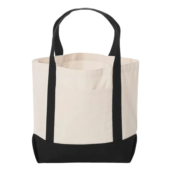 Liberty Bags Seaside Small Cotton Canvas Boater Tote, blank.... from ASI 84358 S&S Activewear