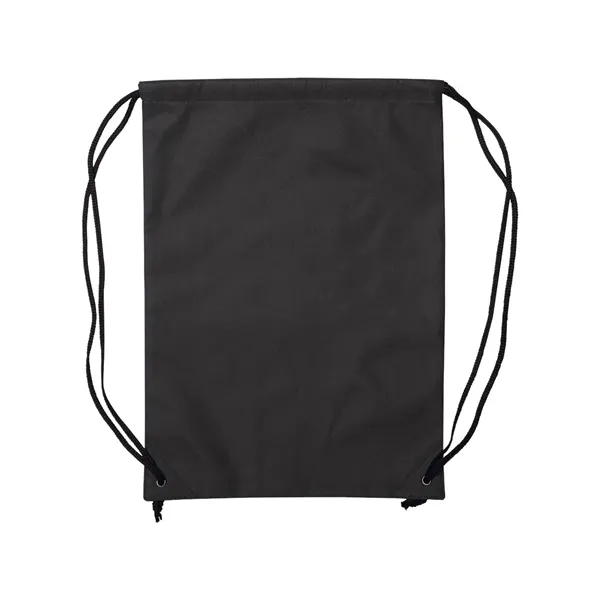 Non-woven backpack with black contrasting cords.... from ASI 84358 S&S Activewear