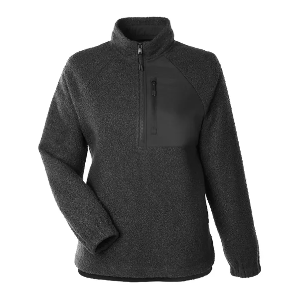 North End Women's Aura Sweater Fleece Quarter-Zip... from ASI 84358 S&S Activewear