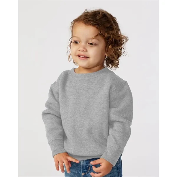Toddler fleece sweatshirt made of cotton/polyester with coverstitched details.... from ASI 84358 S&S Activewear