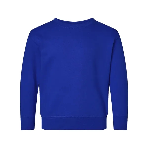 Toddler fleece sweatshirt made of cotton/polyester with coverstitched details.... from ASI 84358 S&S Activewear