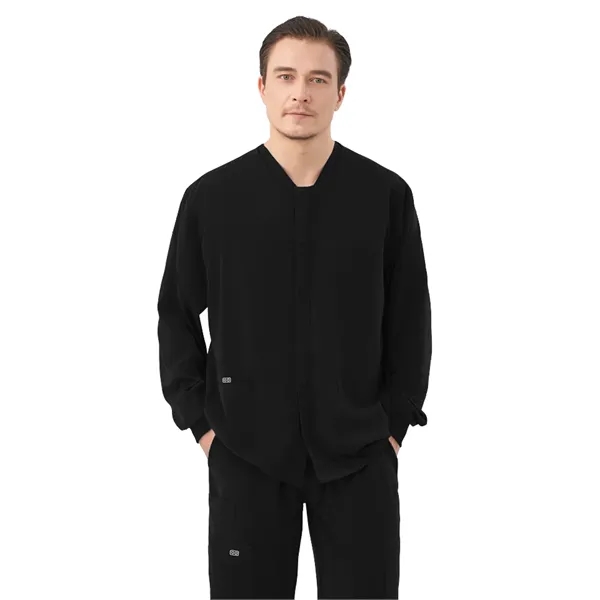 Parkley Quantum - Men's Two-Pocket ORION Snap Front Jacket... from ASI 86018 Scrub Authority