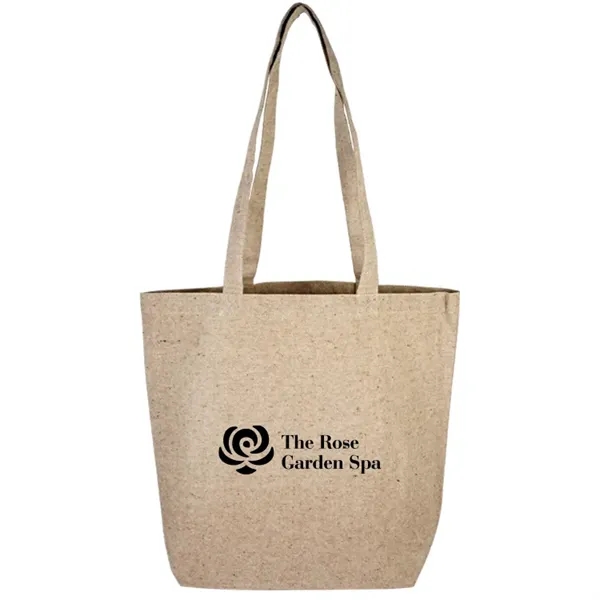 Stylish cotton tweed tote with soft durable build and large imprint... from ASI 67557 LimeLight Ent / Limelight USA
