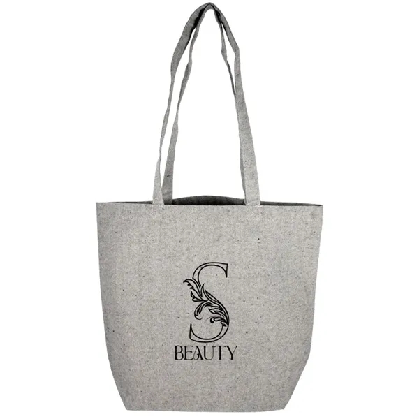 Stylish cotton tweed tote with soft durable build and large imprint... from ASI 67557 LimeLight Ent / Limelight USA