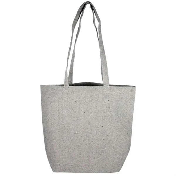 Stylish cotton tweed tote with soft durable build and large imprint... from ASI 67557 LimeLight Ent / Limelight USA