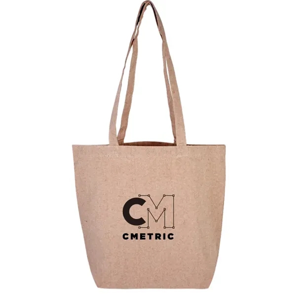 Stylish cotton tweed tote with soft durable build and large imprint... from ASI 67557 LimeLight Ent / Limelight USA