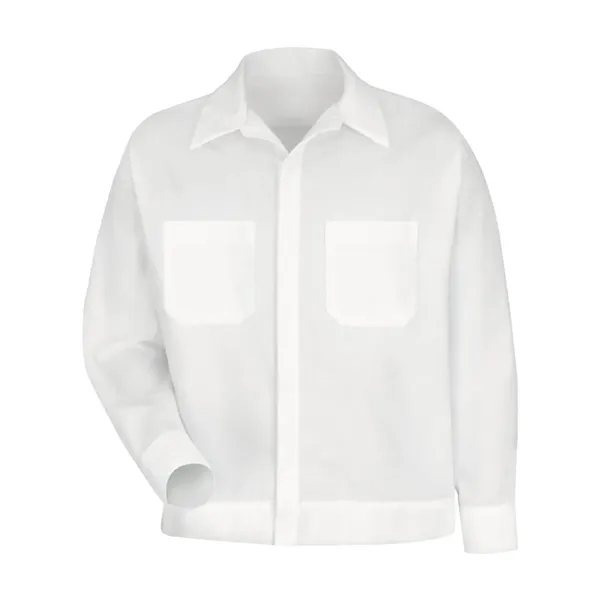 Button-front concealed button shirt jacket... from ASI 84358 S&S Activewear