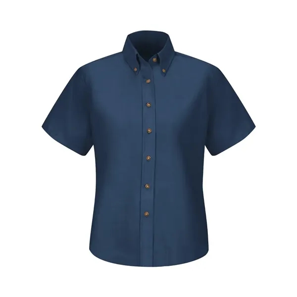 Women's Poplin Dress Shirt Extended Sizes... from ASI 84358 S&S Activewear