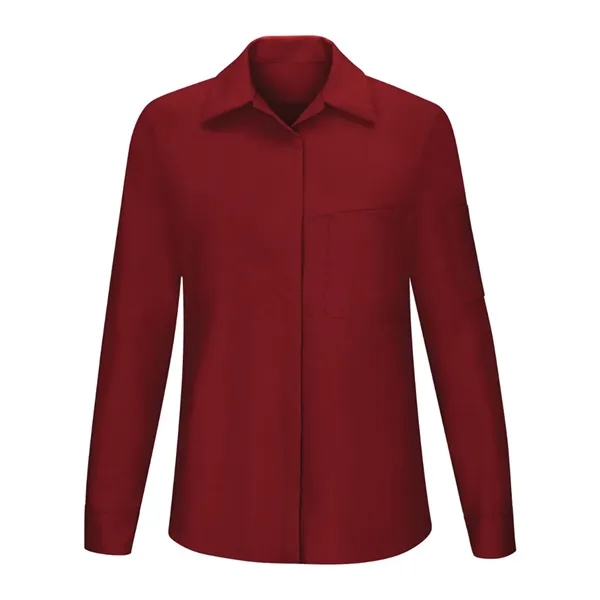 Women's Performance Plus Long Sleeve Shop Shirt with Oilb...... from ASI 84358 S&S Activewear