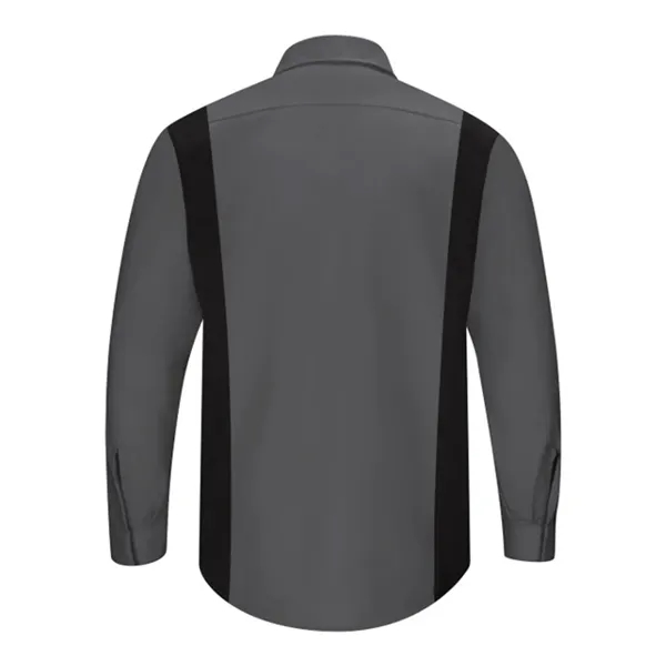 Men's Performance Plus Long Sleeve Shop Shirt with Oilblo...... from ASI 84358 S&S Activewear