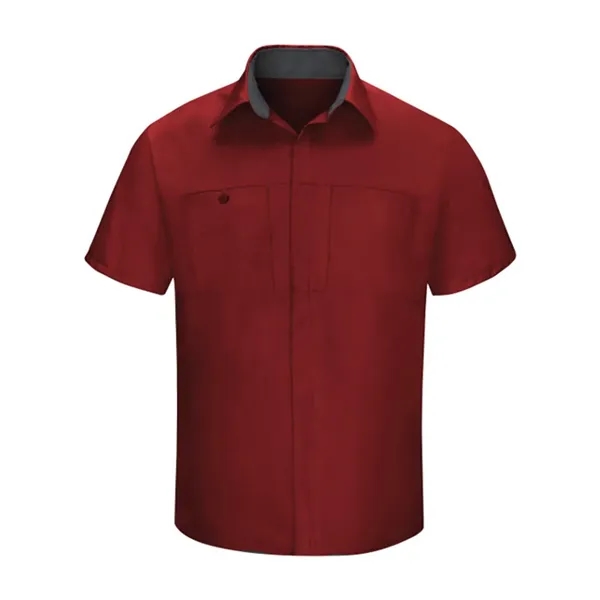 Men's Performance Plus Short Sleeve Shop Shirt with Oilbl...... from ASI 84358 S&S Activewear