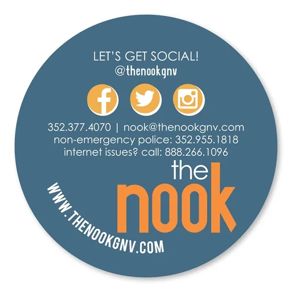 2 1/2" round magnet with four color process printing.... from ASI 68507 The Magnet Group / Magnet LLC™