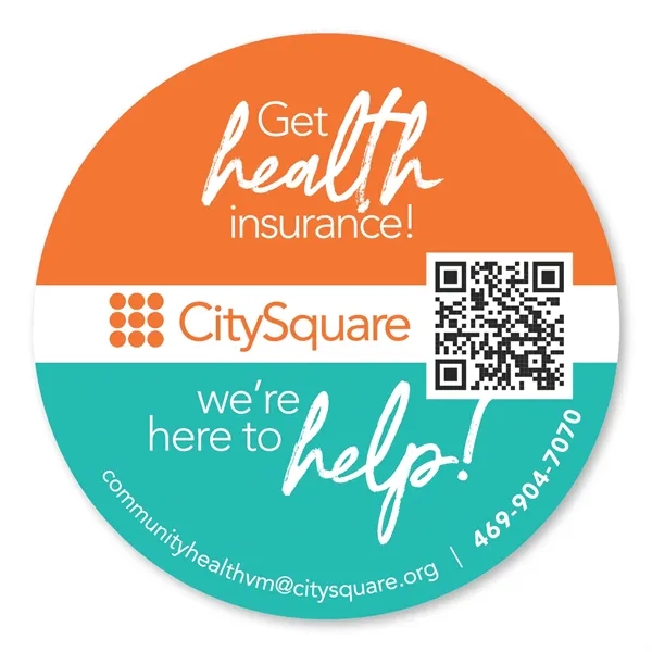 3" round magnet with four color process printing.... from ASI 68507 The Magnet Group / Magnet LLC™