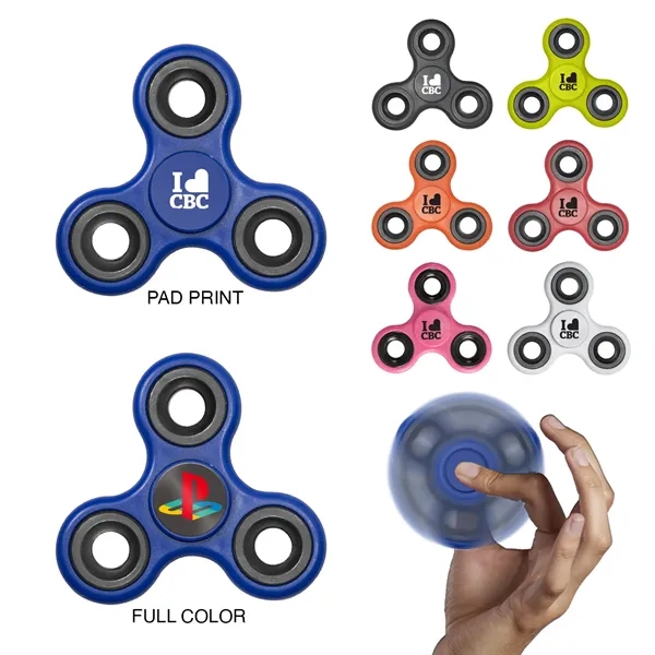 This fidget spinner features low friction, SS bearings with a plastic... from ASI 52710 Lincoln Line