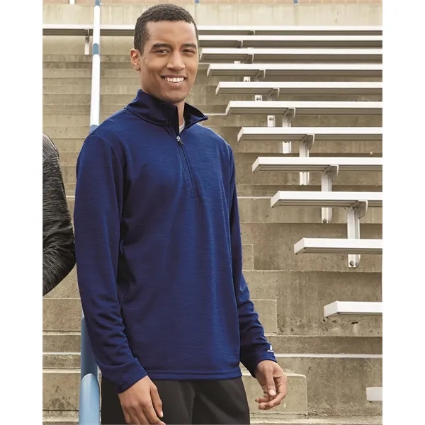 Russell Athletic Striated Quarter-Zip Pullover... from ASI 84358 S&S Activewear