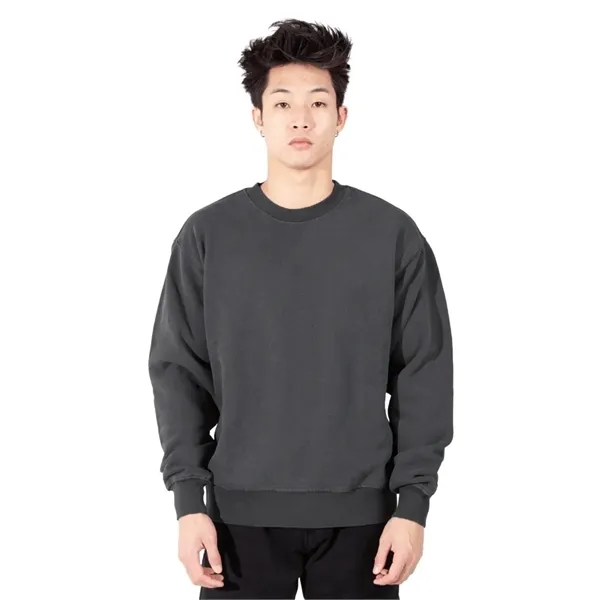 Shaka Wear Los Angeles Garment-Dyed Crewneck Sweatshirt... from ASI 84358 S&S Activewear