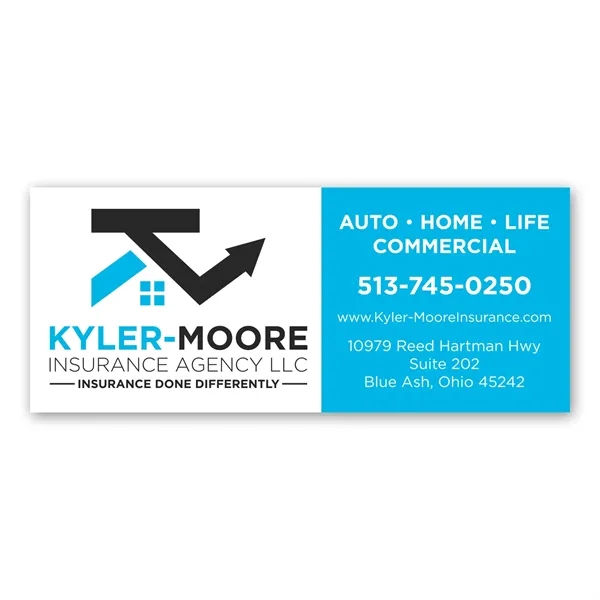 1 1/4" x 3" rectangular shaped magnet with four color process... from ASI 68507 The Magnet Group / Magnet LLC™