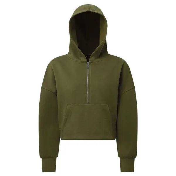 TriDri Women's Alice Half-Zip Hooded Sweatshirt... from ASI 84358 S&S Activewear