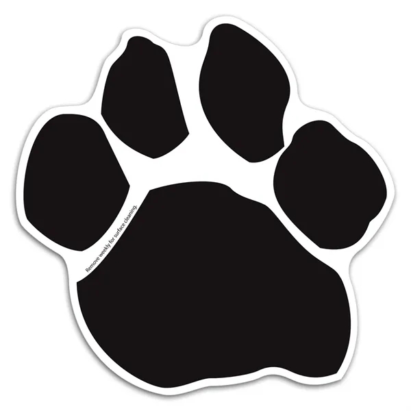 5.75" x 5.75" paw print shaped car sign magnet.... from ASI 68507 The Magnet Group / Magnet LLC™