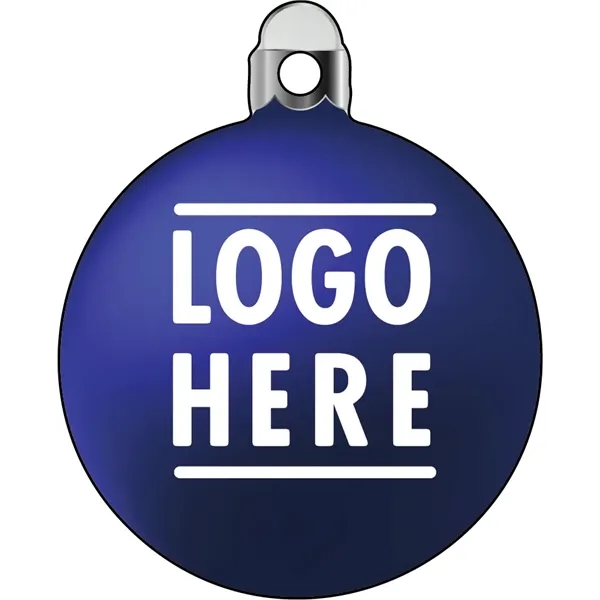 1/4" recycled wooden Christmas ornament. Bulb 1 - Blue... from ASI 72521 Morris Magnets / Laser Cuts