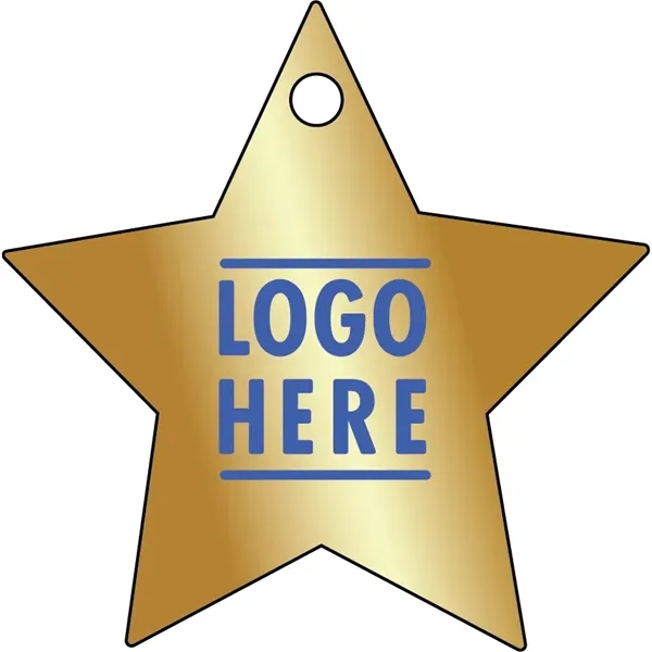 1/4" recycled wooden Christmas ornament. Star... from ASI 72521 Morris Magnets / Laser Cuts