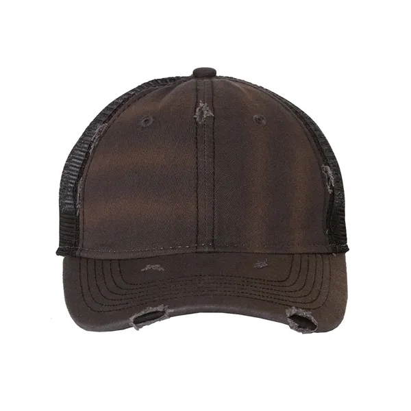 Dirty-washed mesh cap. Blank product.... from ASI 84358 S&S Activewear
