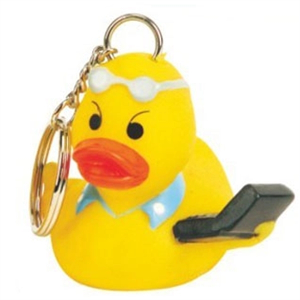 Rubber Hi-Tech Duck Key Chain.... from ASI 57705 Goodview Industries Co Inc