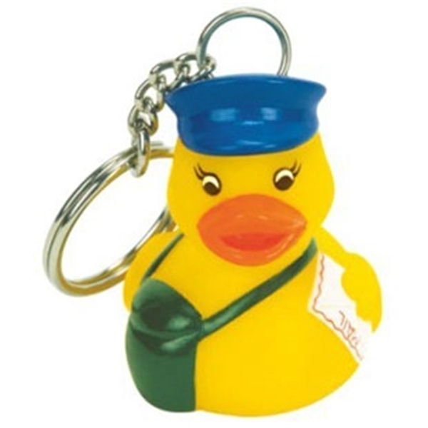 Rubber Mailman Duck Key Chain.... from ASI 57705 Goodview Industries Co Inc
