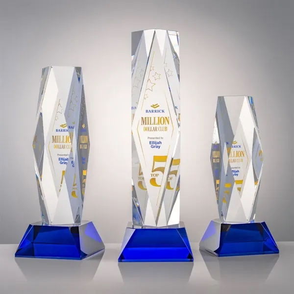 This award centers on a large diamond surrounded by ripples and... from ASI 84592 St Regis Group / St Regis