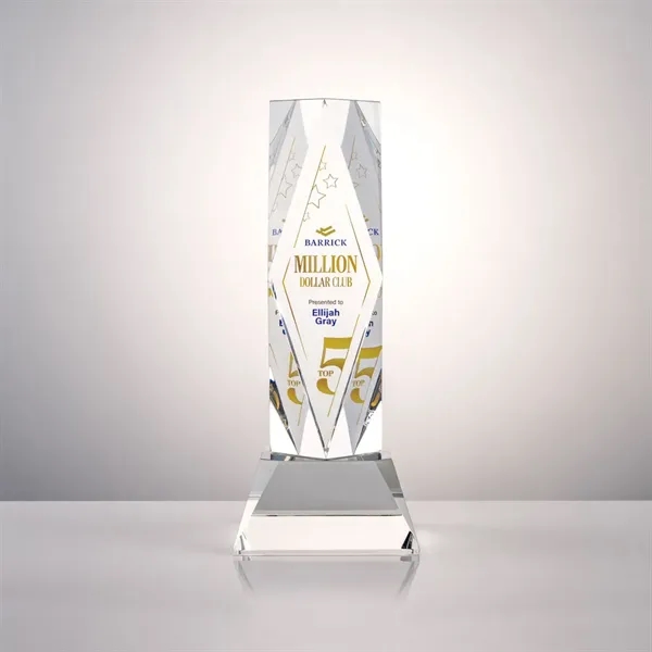 The award centers on a large diamond surrounded by ripples and... from ASI 84592 St Regis Group / St Regis