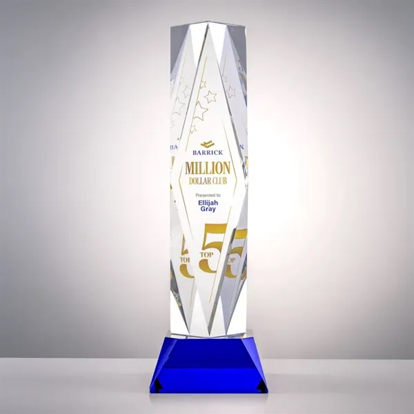 This award centers on a large diamond surrounded by ripples and... from ASI 84592 St Regis Group / St Regis