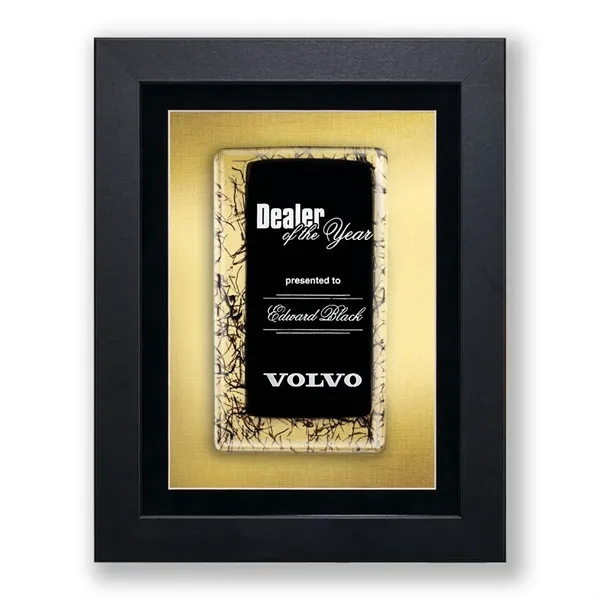 Glass wall plaque; made in USA.... from ASI 84592 St Regis Group / R S Owens & Co Inc