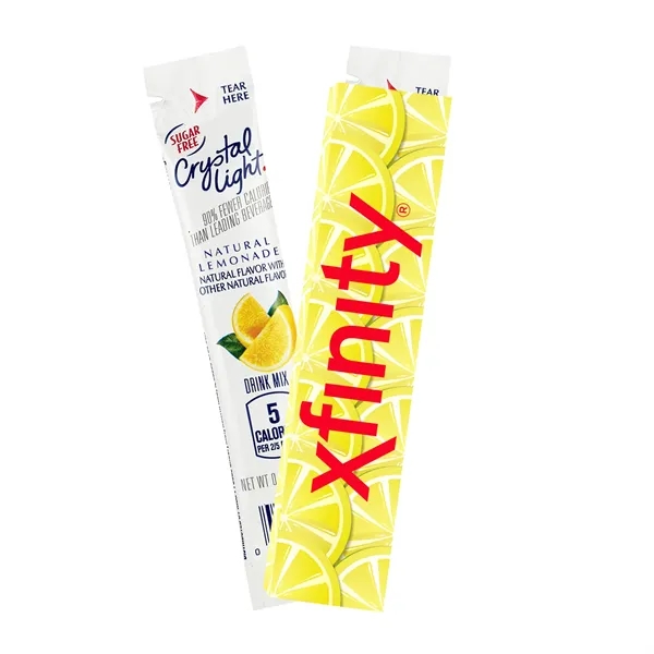 Single serve Crystal Light® Packet measuring 1" x .2" x 4.3"... from ASI 71685 Midnite Snax®