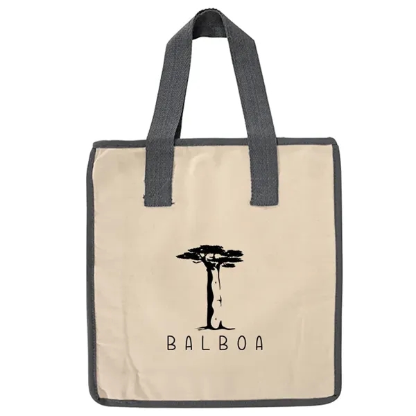 Hilton Heavy Cotton Color Trim Tote features vibrant color accents; crafted... from ASI 67557 LimeLight Ent