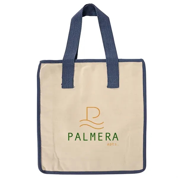 Hilton Heavy Cotton Color Trim Tote features vibrant color accents; crafted... from ASI 67557 LimeLight Ent