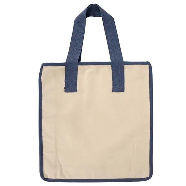 Hilton Heavy Cotton Color Trim Tote features vibrant color accents; crafted... from ASI 67557 LimeLight Ent