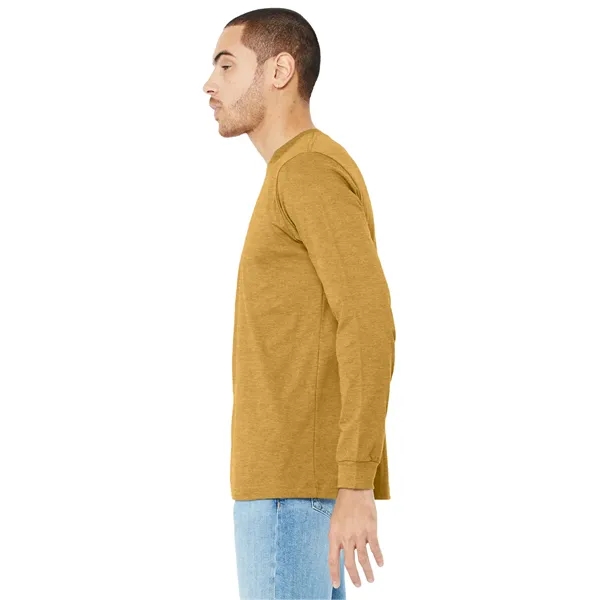 BELLA+CANVAS Unisex Heather CVC Long Sleeve Tee... from ASI 84863 SanMar