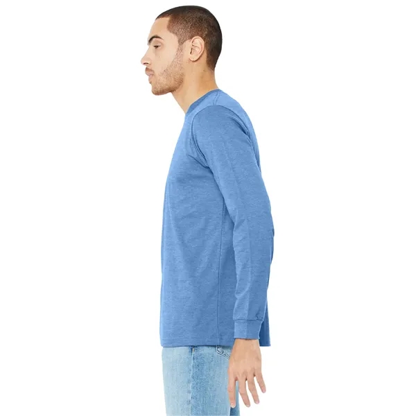 BELLA+CANVAS Unisex Heather CVC Long Sleeve Tee... from ASI 84863 SanMar