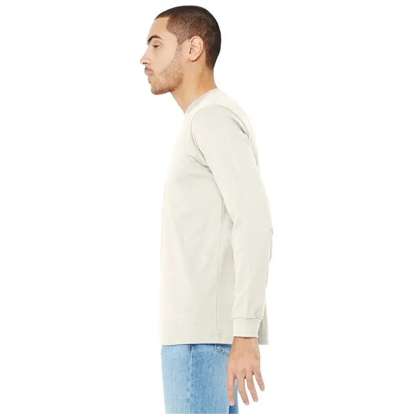 BELLA+CANVAS Unisex Heather CVC Long Sleeve Tee... from ASI 84863 SanMar