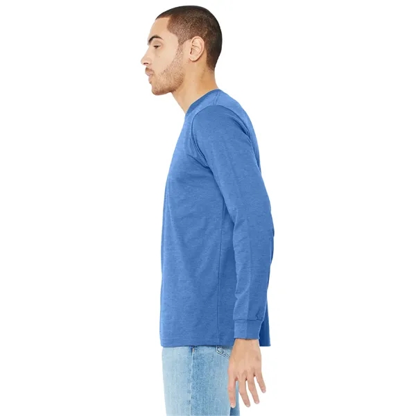 BELLA+CANVAS Unisex Heather CVC Long Sleeve Tee... from ASI 84863 SanMar